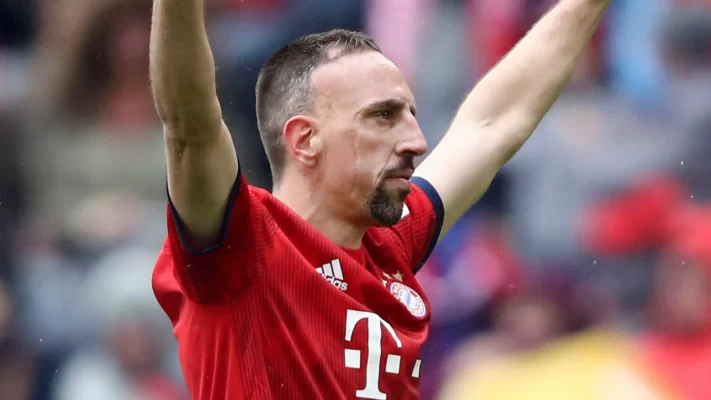 Vết sẹo trên mặt Franck Ribery đã để lại ấn tượng trong lòng người hâm mộ